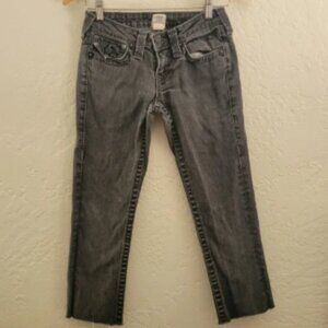 True Religion Crop Jean Size 25